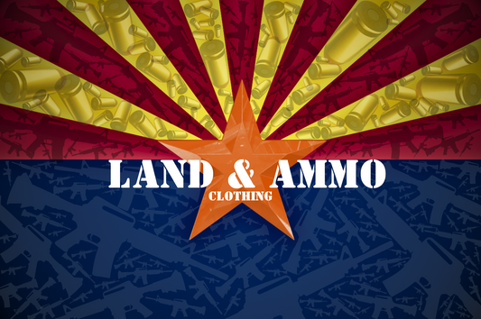 Arizona Ammo Flag Gun Shirt (Cotton)